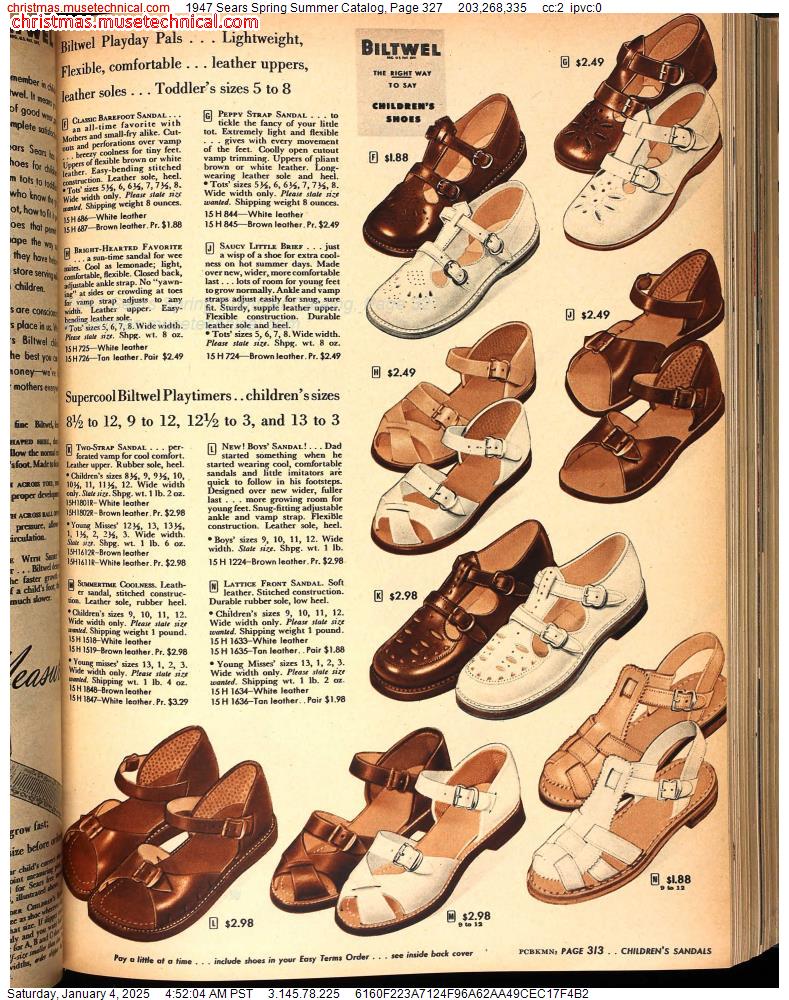 1947 Sears Spring Summer Catalog, Page 327