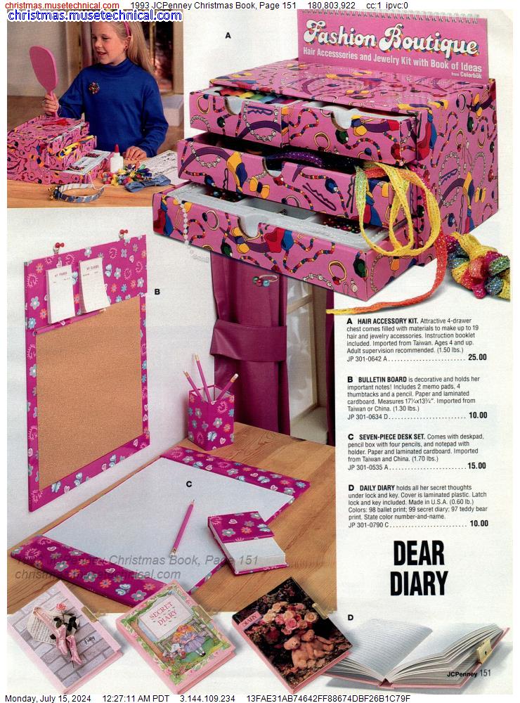 1993 JCPenney Christmas Book, Page 151