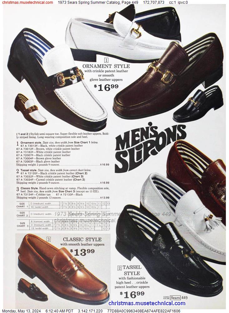1973 Sears Spring Summer Catalog, Page 449