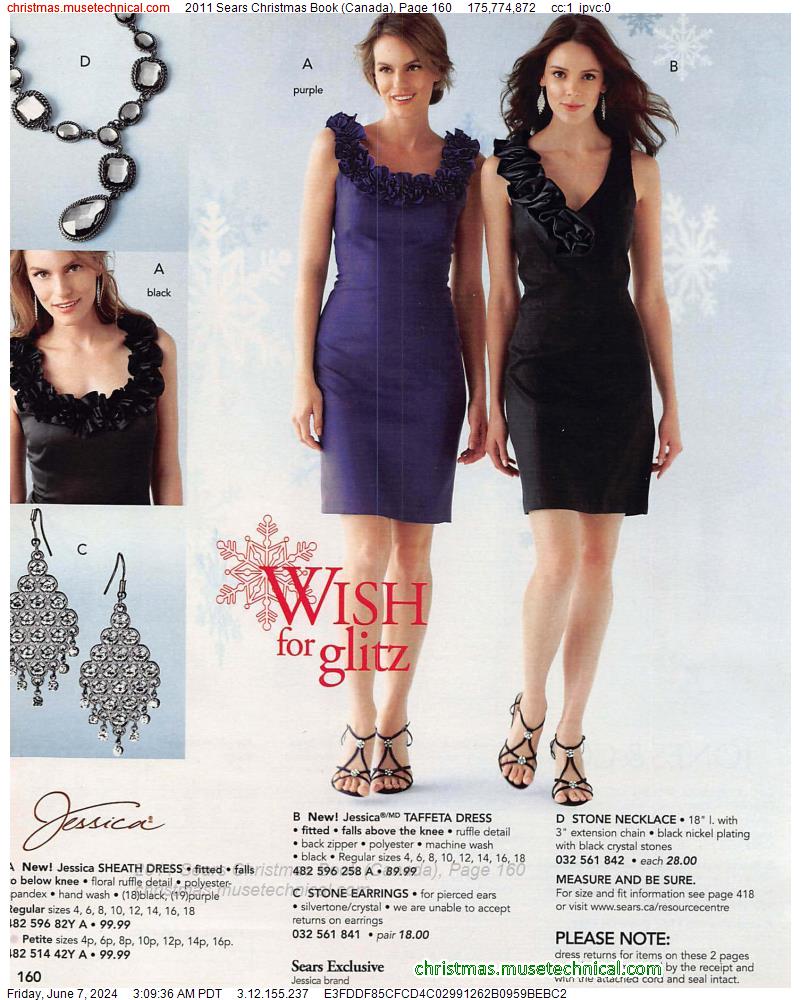 2011 Sears Christmas Book (Canada), Page 160