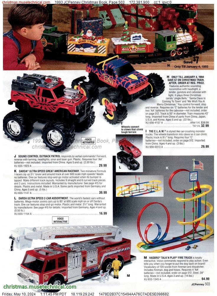 1993 JCPenney Christmas Book, Page 503