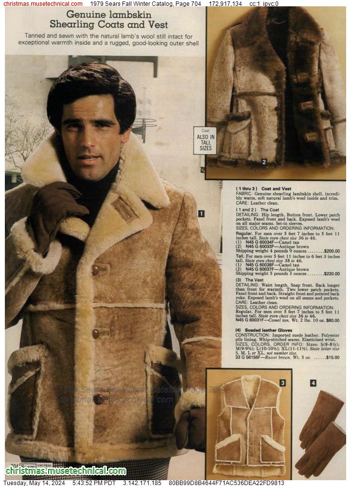 1979 Sears Fall Winter Catalog, Page 704