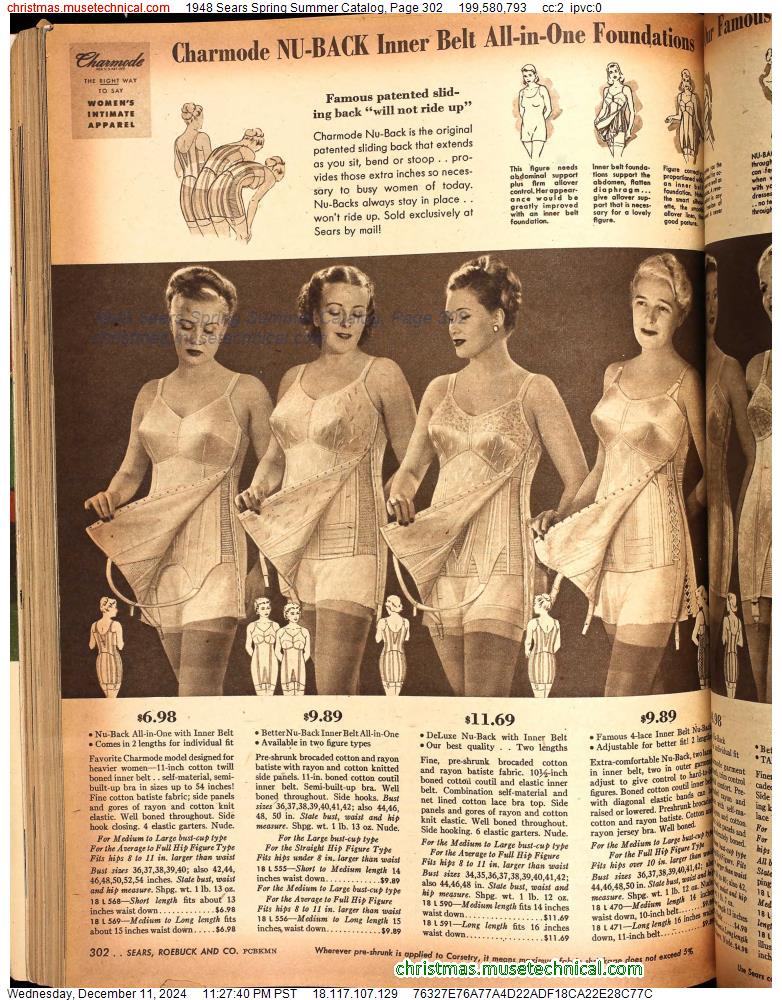 1948 Sears Spring Summer Catalog, Page 302