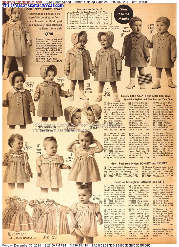 1954 Sears Spring Summer Catalog, Page 24