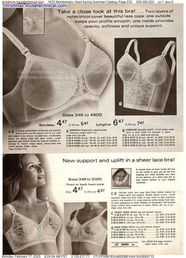 1972 Montgomery Ward Spring Summer Catalog, Page 232