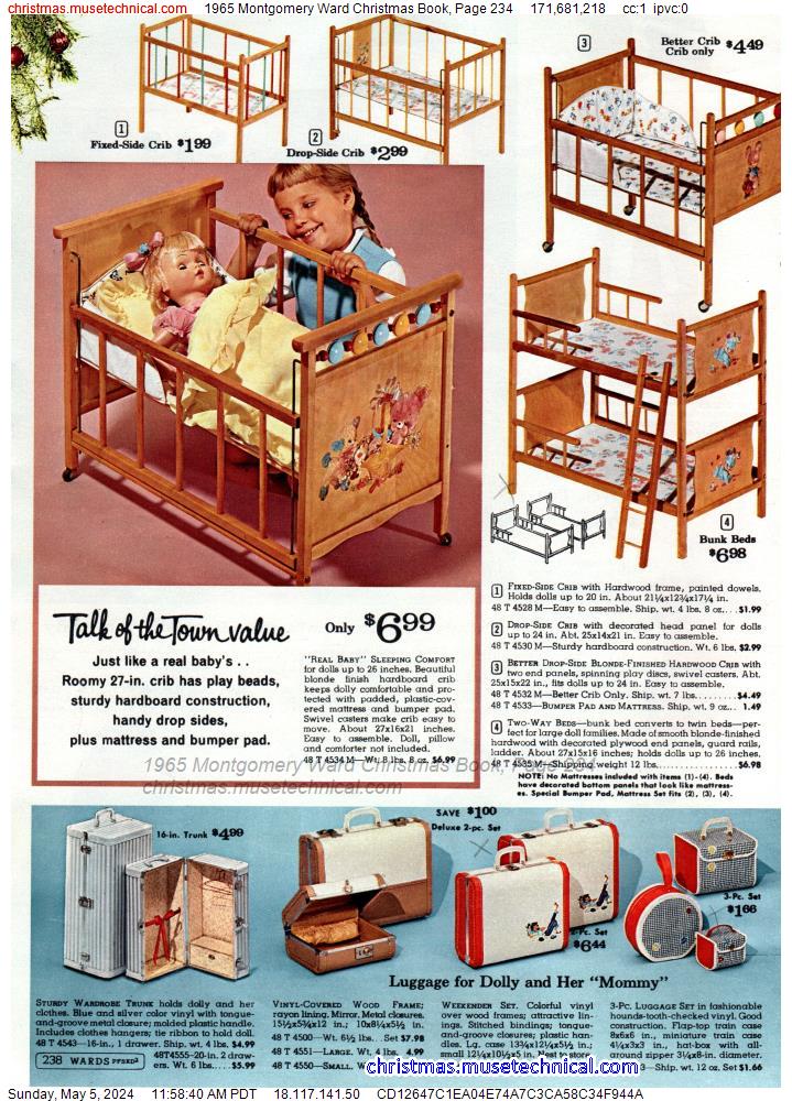 1965 Montgomery Ward Christmas Book, Page 234