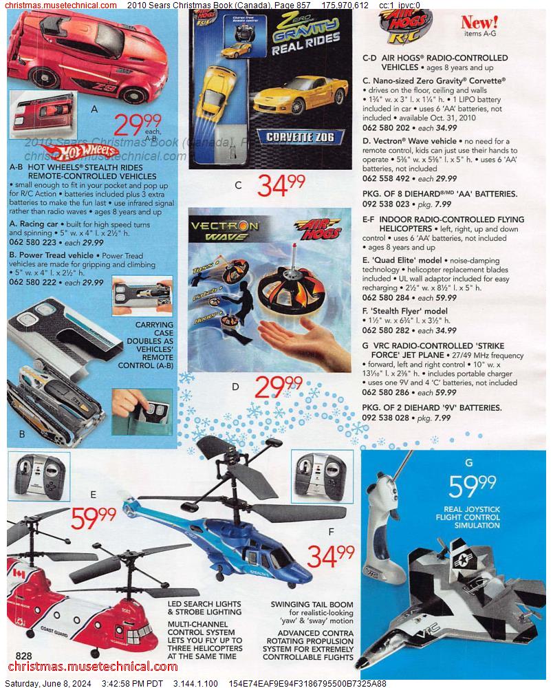 2010 Sears Christmas Book (Canada), Page 857