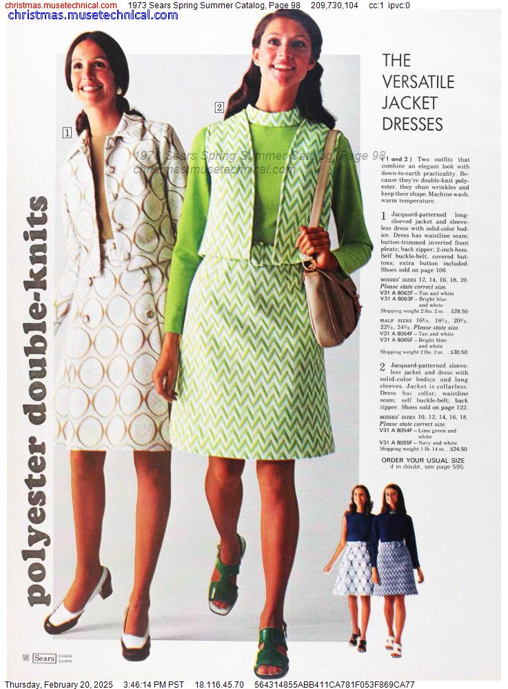 1973 Sears Spring Summer Catalog, Page 98