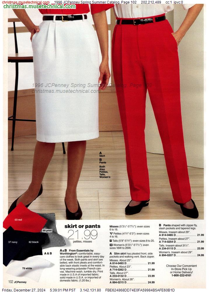 1996 JCPenney Spring Summer Catalog, Page 102