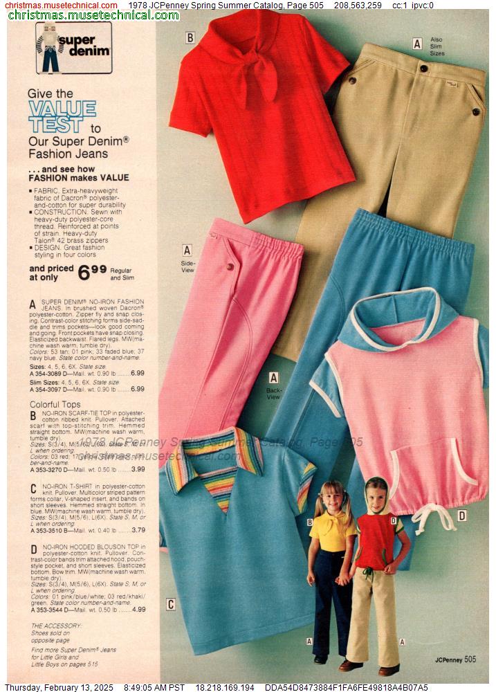 1978 JCPenney Spring Summer Catalog, Page 505