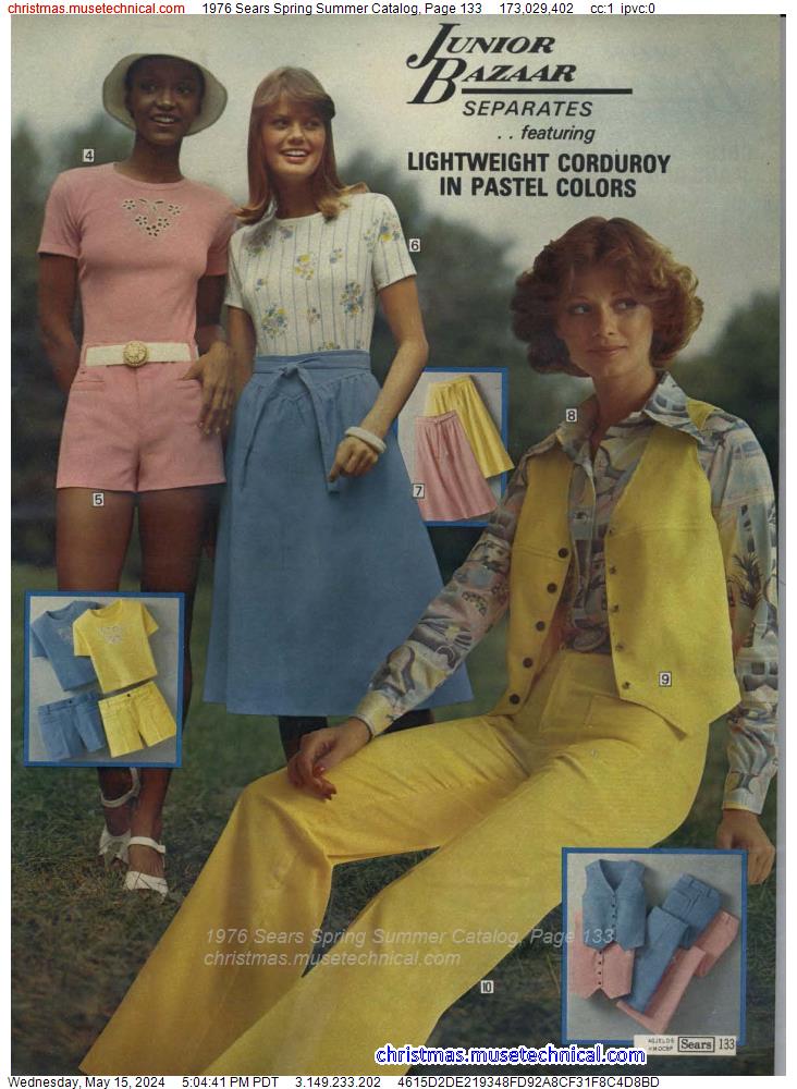 1976 Sears Spring Summer Catalog, Page 133