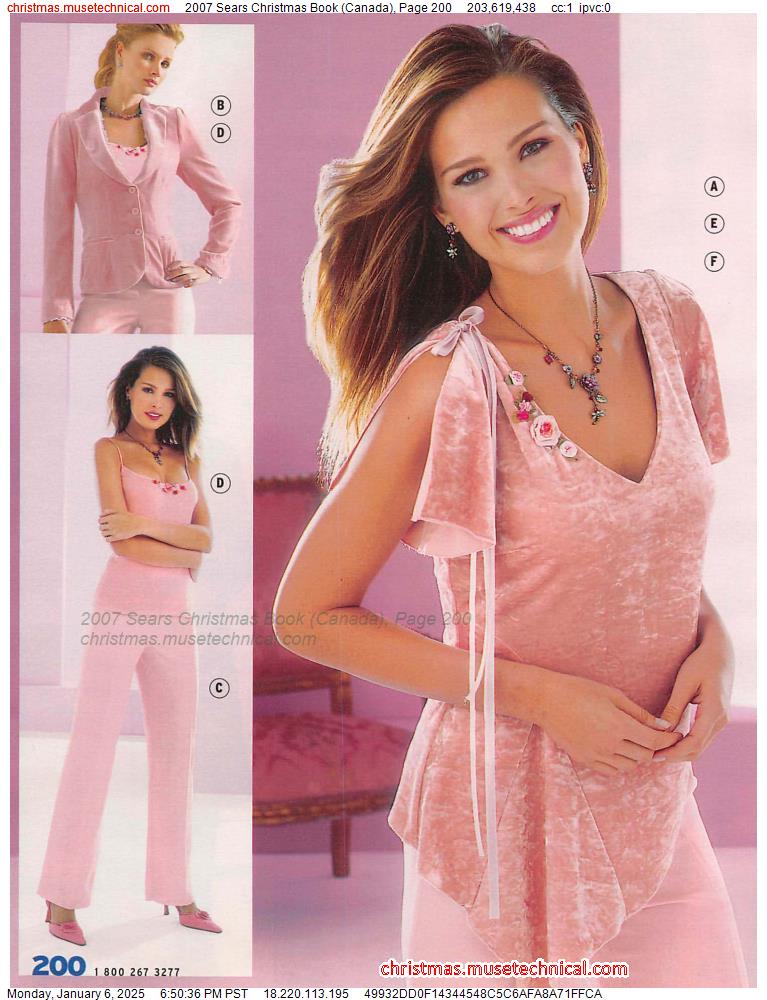 2007 Sears Christmas Book (Canada), Page 200