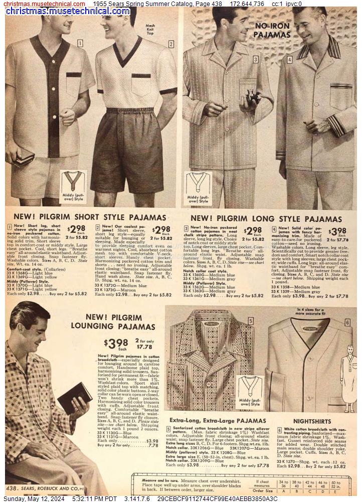 1955 Sears Spring Summer Catalog, Page 438