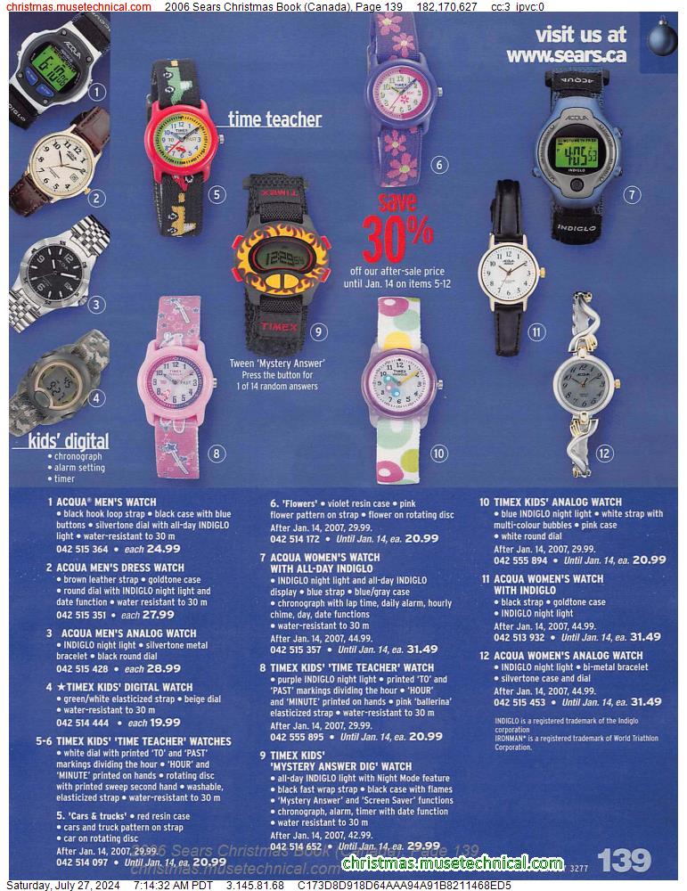2006 Sears Christmas Book (Canada), Page 139
