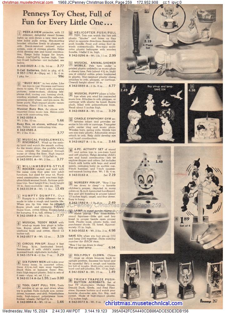 1968 JCPenney Christmas Book, Page 259