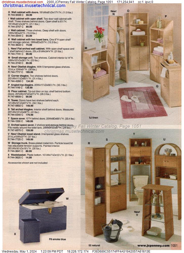 2000 JCPenney Fall Winter Catalog, Page 1051
