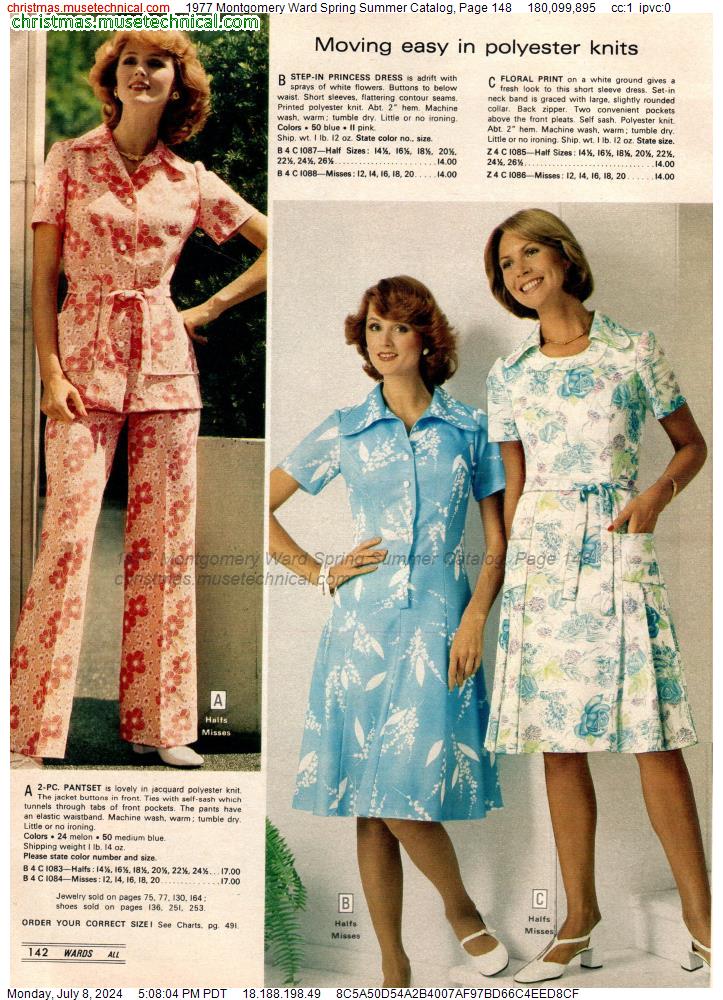 1977 Montgomery Ward Spring Summer Catalog, Page 148