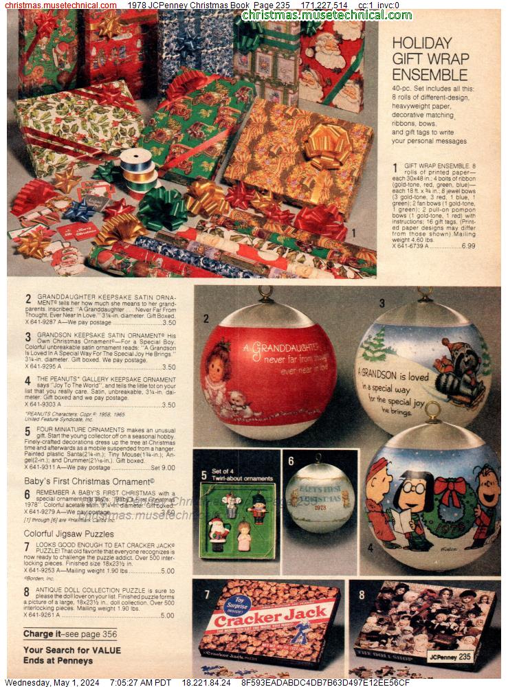 1978 JCPenney Christmas Book, Page 235