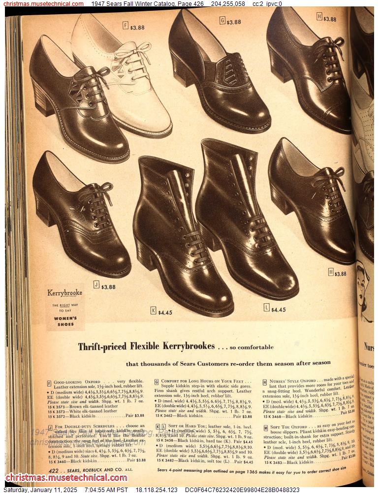 1947 Sears Fall Winter Catalog, Page 426