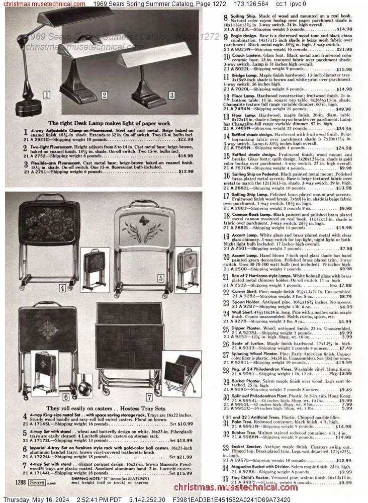 1969 Sears Spring Summer Catalog, Page 1272