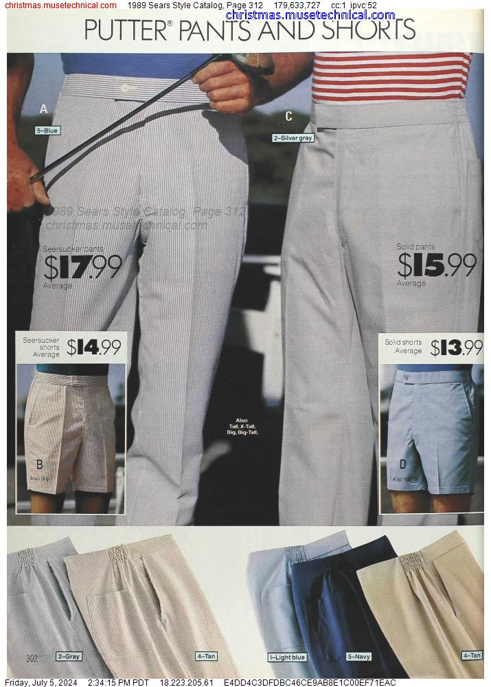 1989 Sears Style Catalog, Page 312