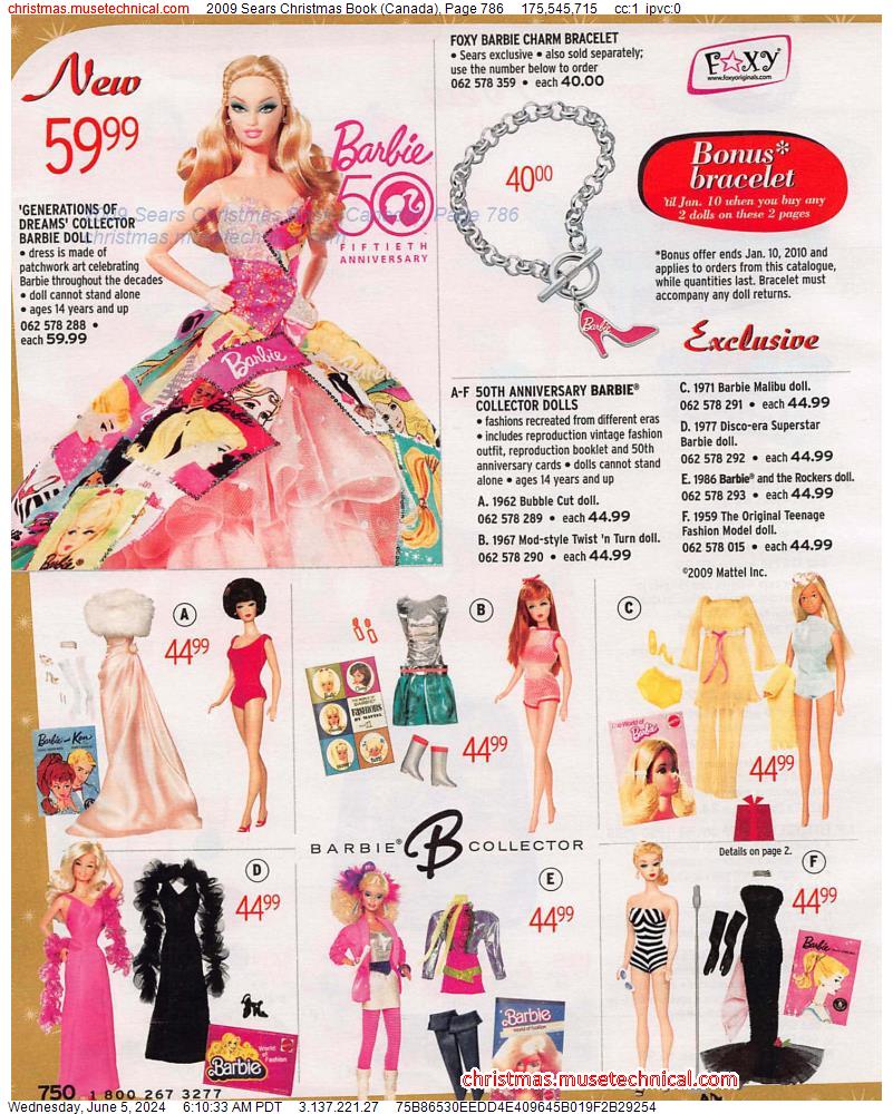 2009 Sears Christmas Book (Canada), Page 786