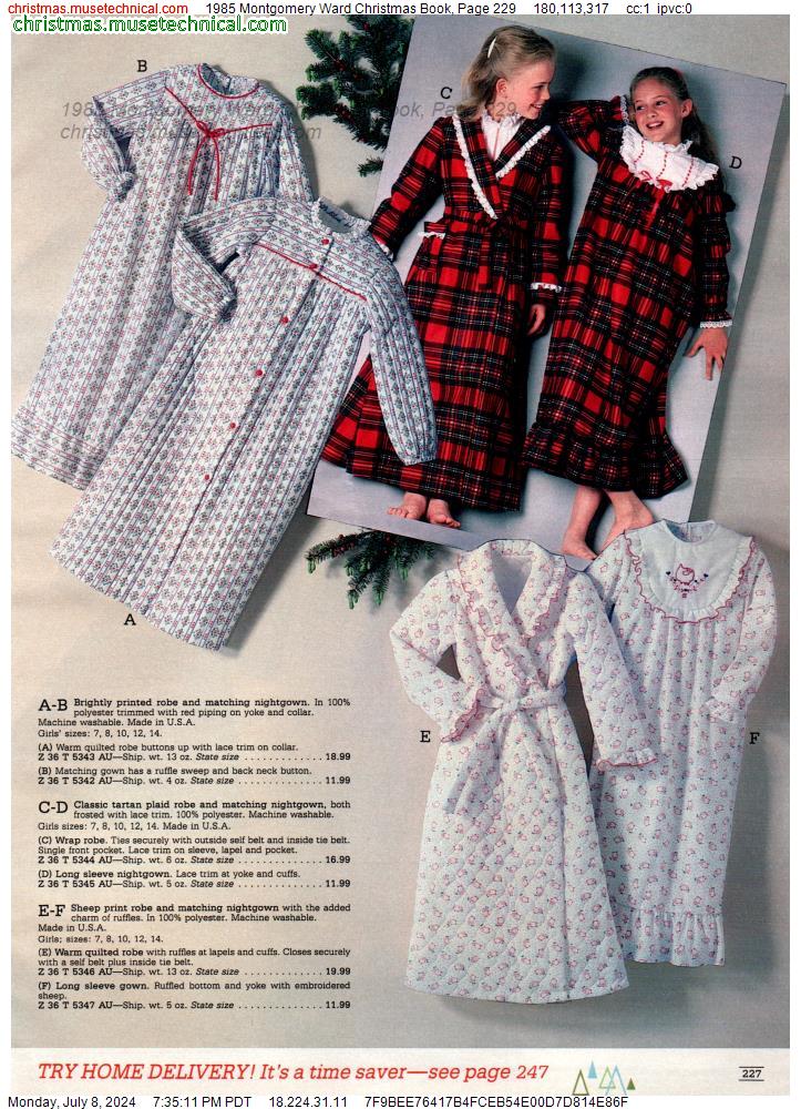 1985 Montgomery Ward Christmas Book, Page 229