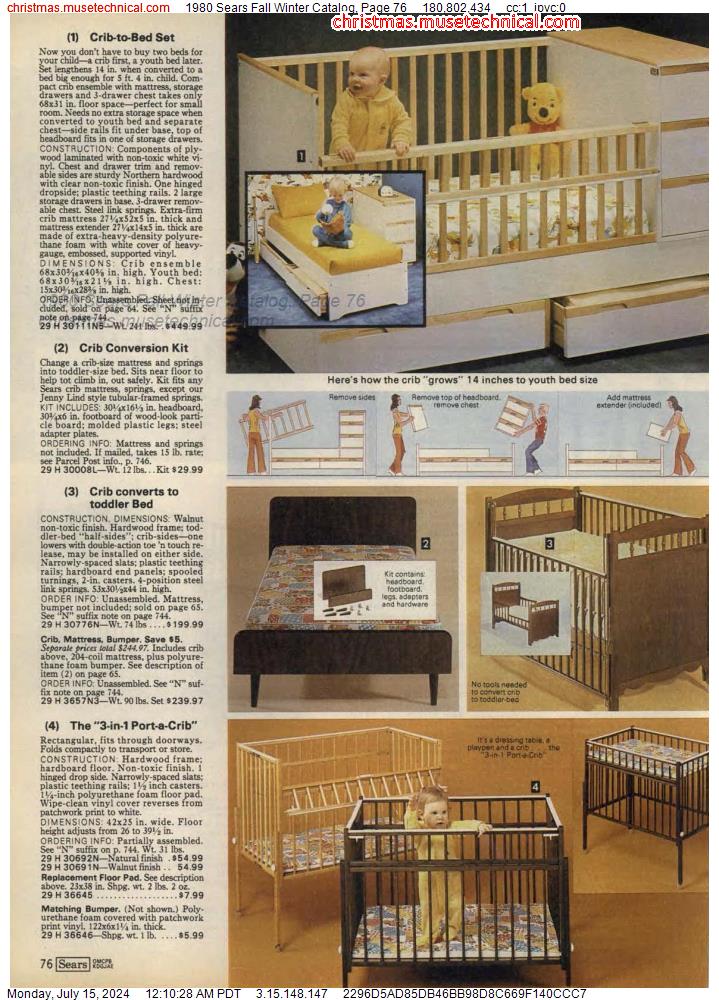 1980 Sears Fall Winter Catalog, Page 76