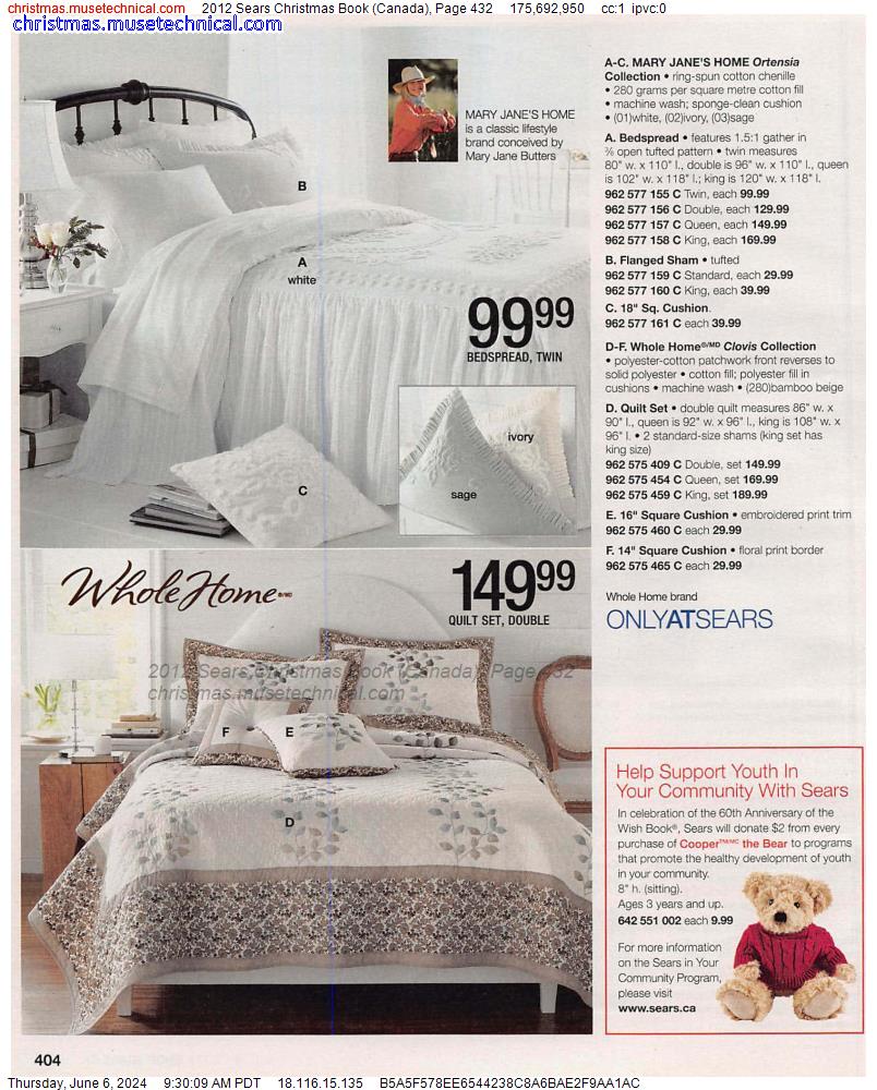 2012 Sears Christmas Book (Canada), Page 432