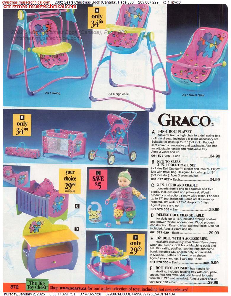 2002 Sears Christmas Book (Canada), Page 880