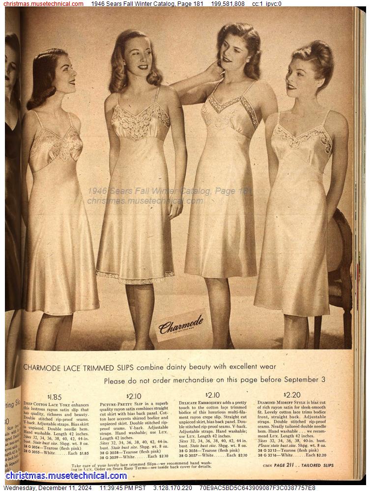 1946 Sears Fall Winter Catalog, Page 181