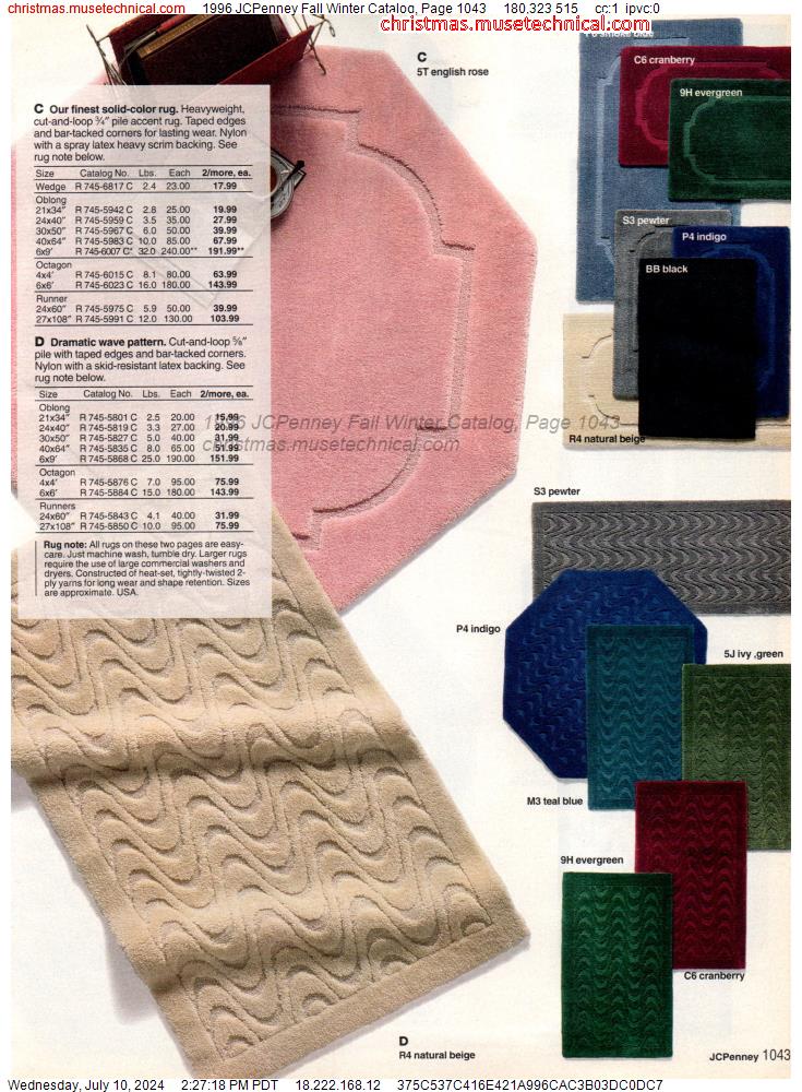 1996 JCPenney Fall Winter Catalog, Page 1043