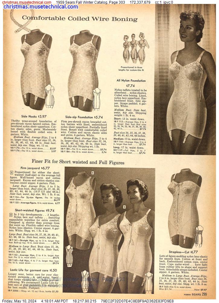 1959 Sears Fall Winter Catalog, Page 303