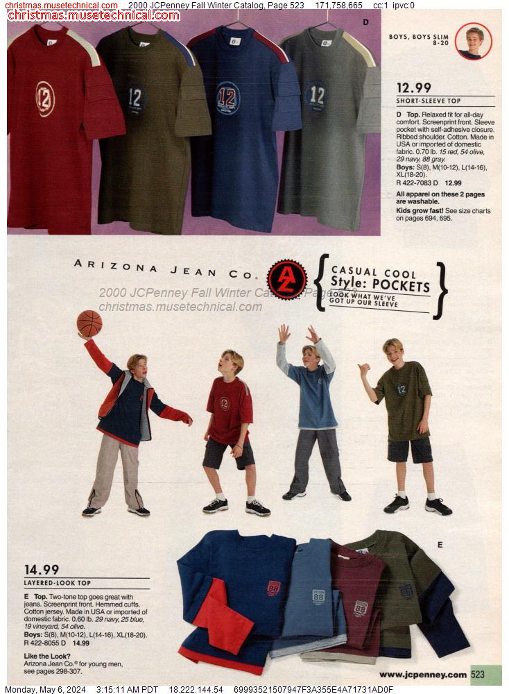 2000 JCPenney Fall Winter Catalog, Page 523