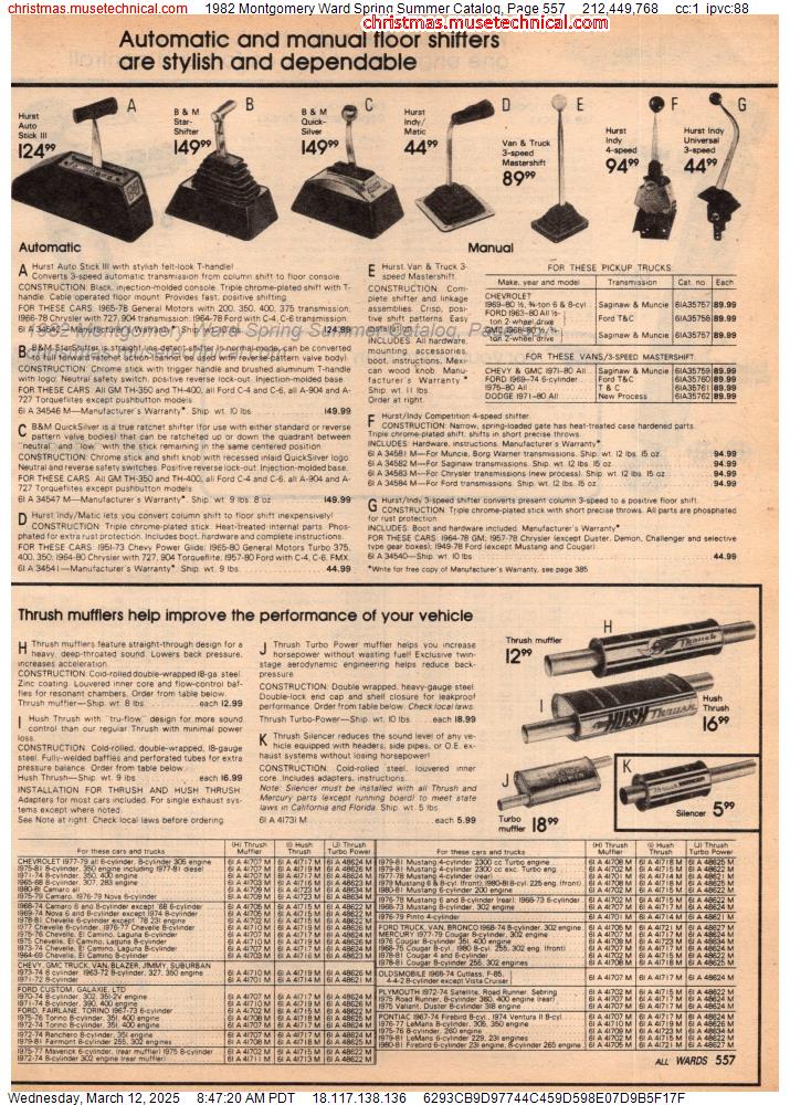 1982 Montgomery Ward Spring Summer Catalog, Page 557