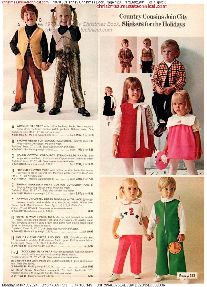 1970 JCPenney Christmas Book, Page 123