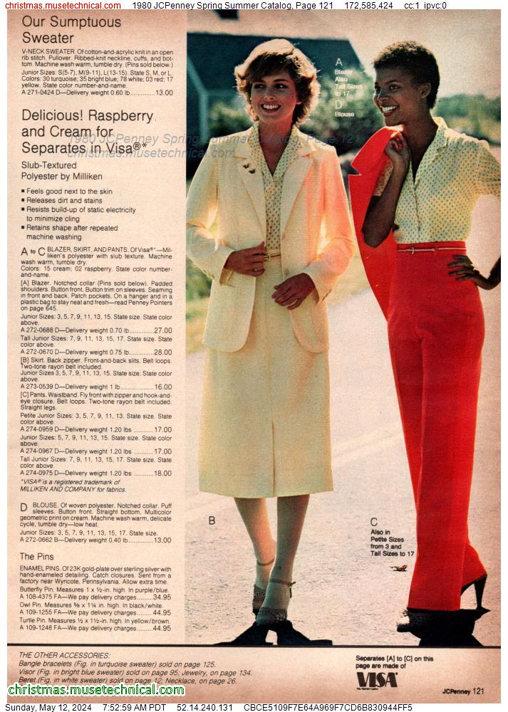 1980 JCPenney Spring Summer Catalog, Page 121