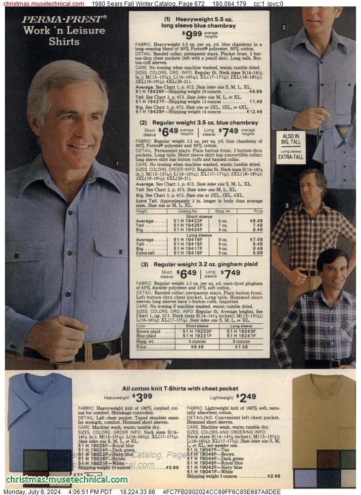 1980 Sears Fall Winter Catalog, Page 672