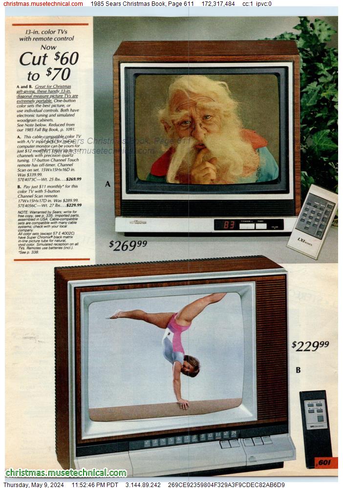 1985 Sears Christmas Book, Page 611