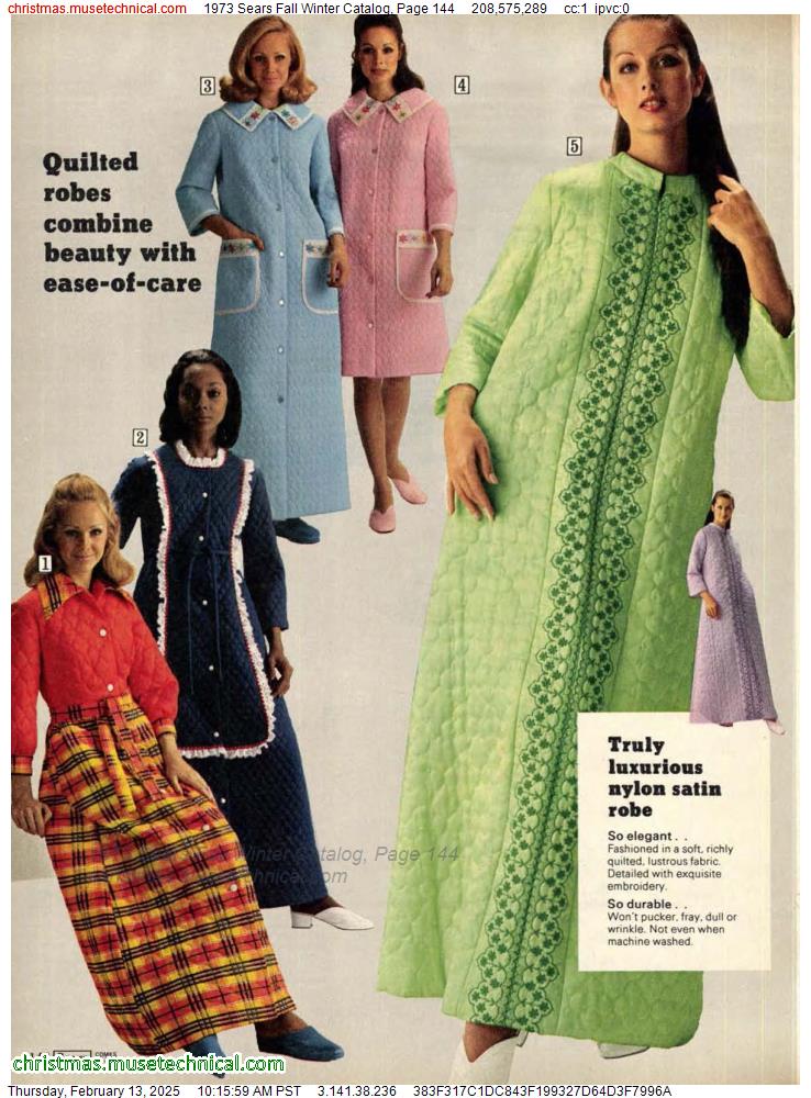 1973 Sears Fall Winter Catalog, Page 144