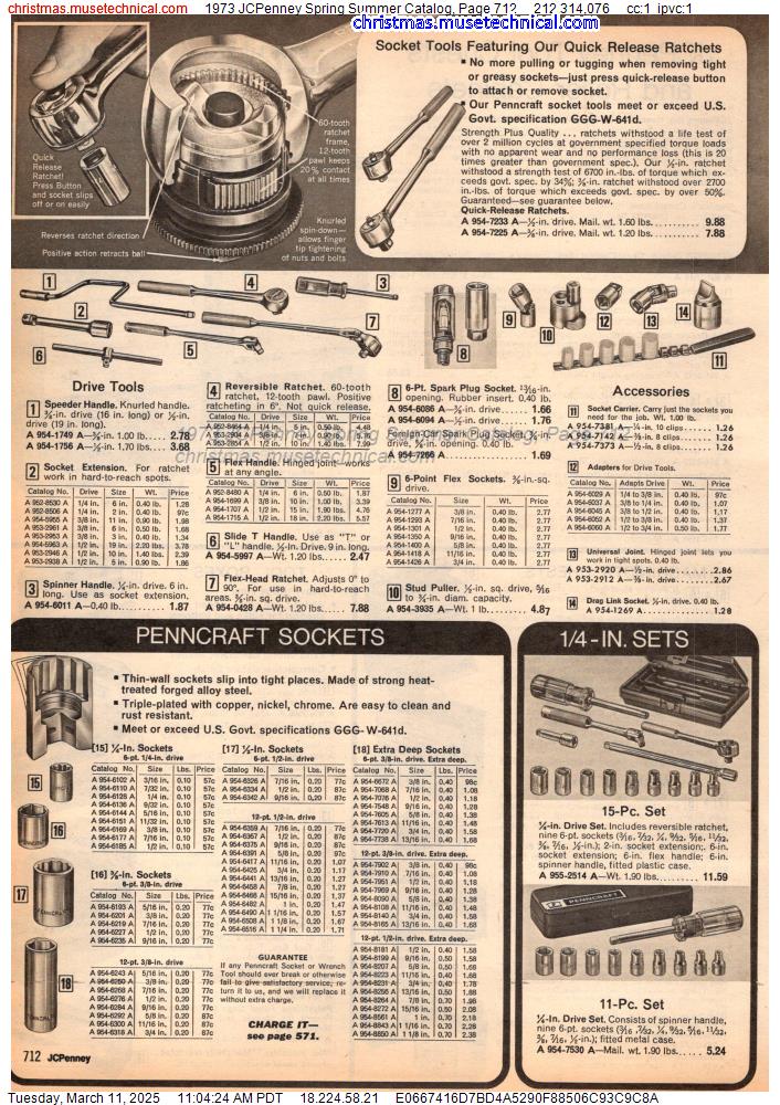 1973 JCPenney Spring Summer Catalog, Page 712