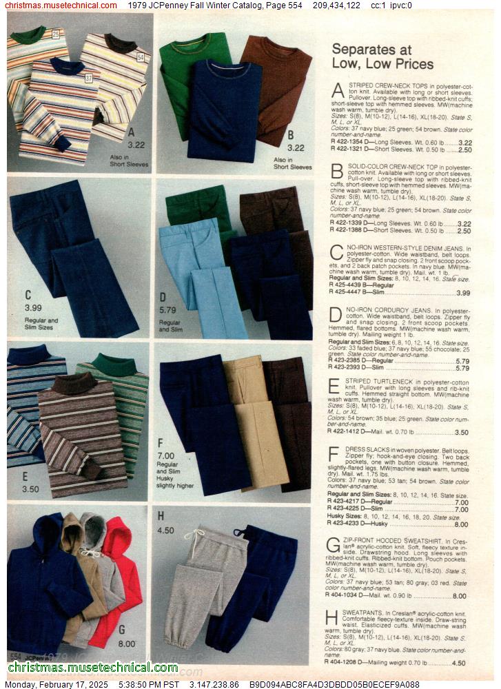 1979 JCPenney Fall Winter Catalog, Page 554