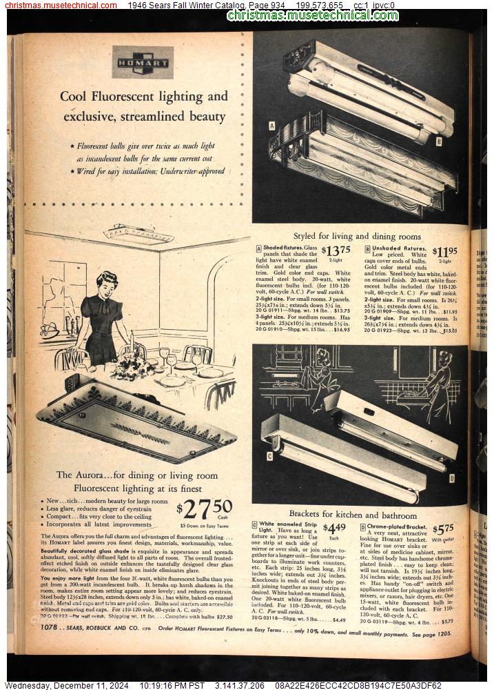 1946 Sears Fall Winter Catalog, Page 934