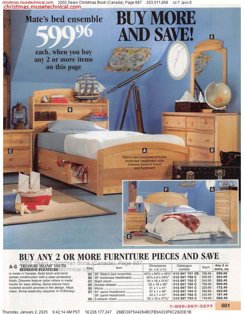 2002 Sears Christmas Book (Canada), Page 687