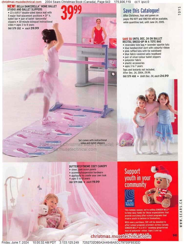 2004 Sears Christmas Book (Canada), Page 943