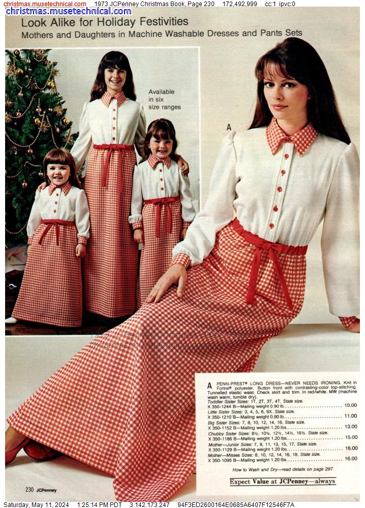 1973 JCPenney Christmas Book, Page 230