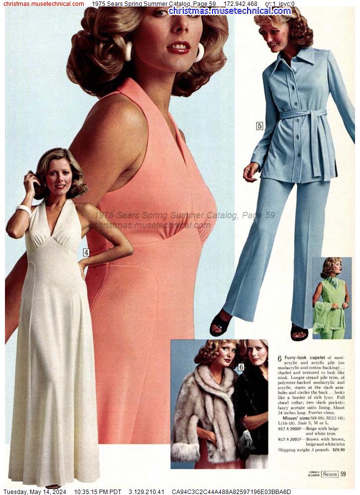 1975 Sears Spring Summer Catalog, Page 59