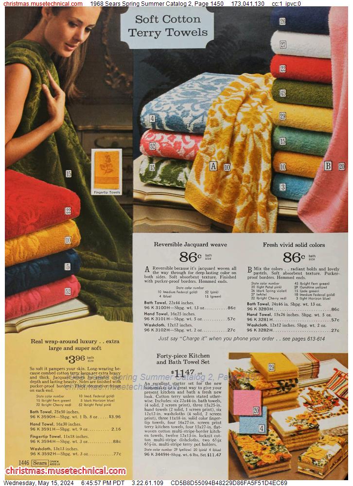 1968 Sears Spring Summer Catalog 2, Page 1450