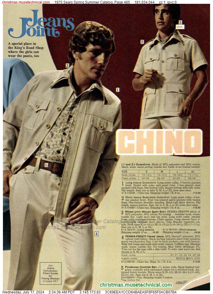 1975 Sears Spring Summer Catalog, Page 465