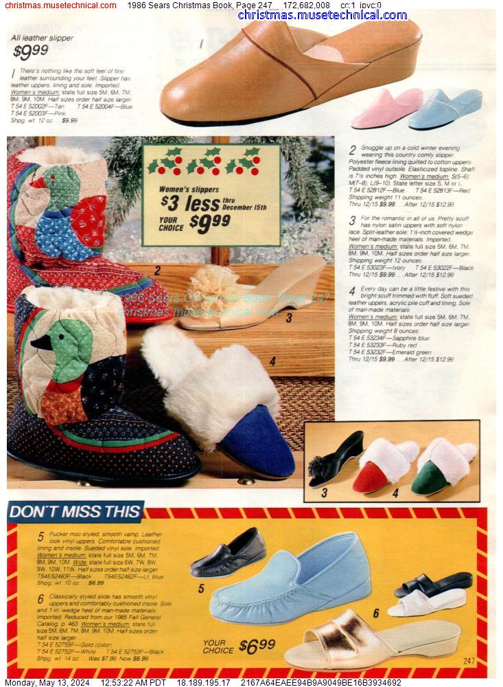 1986 Sears Christmas Book, Page 247